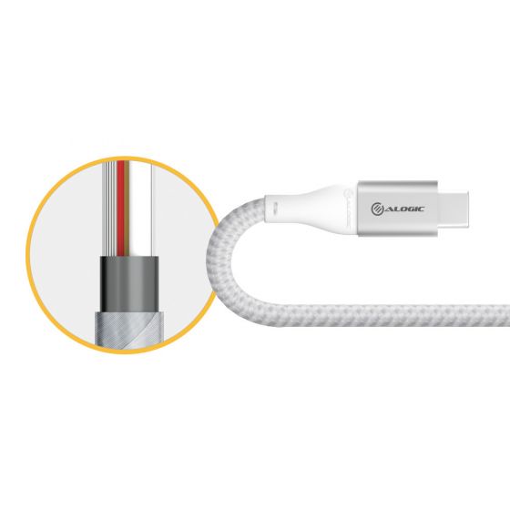 Alogic Adapter USB-C Male to USB-A Female 3.1 6in Ultra- Silver - product image 2 of 4