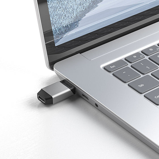Alogic Adapter USB-C Male to USB-A Female 6In - Space Grey - product image 4 of 5