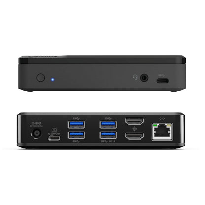 Alogic Docking Station USB-C / USB-A  Dual Monitor 85W Power Delivery 2x HDMI Twin HD Pro with Power Supply and International Plugs - Black - product image 1 of 5
