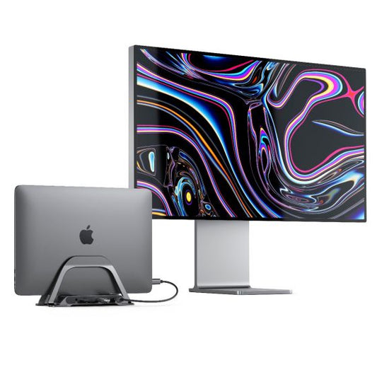 Alogic Docking Station USB-C Dual Monitor with Stand 4K 10-in-1 100W Power Delivery 2x HDMI Bolt Plus - Space Grey - product image 2 of 5