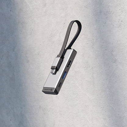 Alogic Hub 3-in-1 USB-C to USB-A 3.2 & USB-C 100W Pass Through Charging Magforce - product image 3 of 5