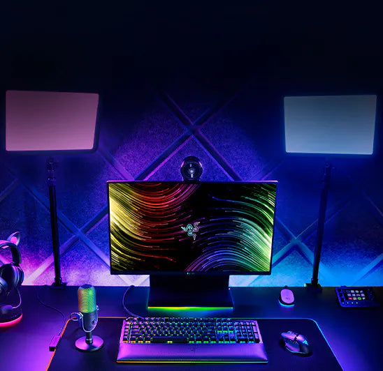 Razer Gaming Microphone Seiren V3 Chroma Supercardioid Condenser Mic Multi-Function Tap to Mute Sensor Game Reactive Lighting - Black - product image 5 of 5