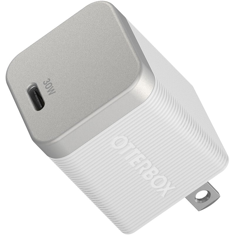 OtterBox Wall Charger 1 Port 30W GaN USB-C Fast Charge Premium Pro Rugged - White - product image 1 of 5