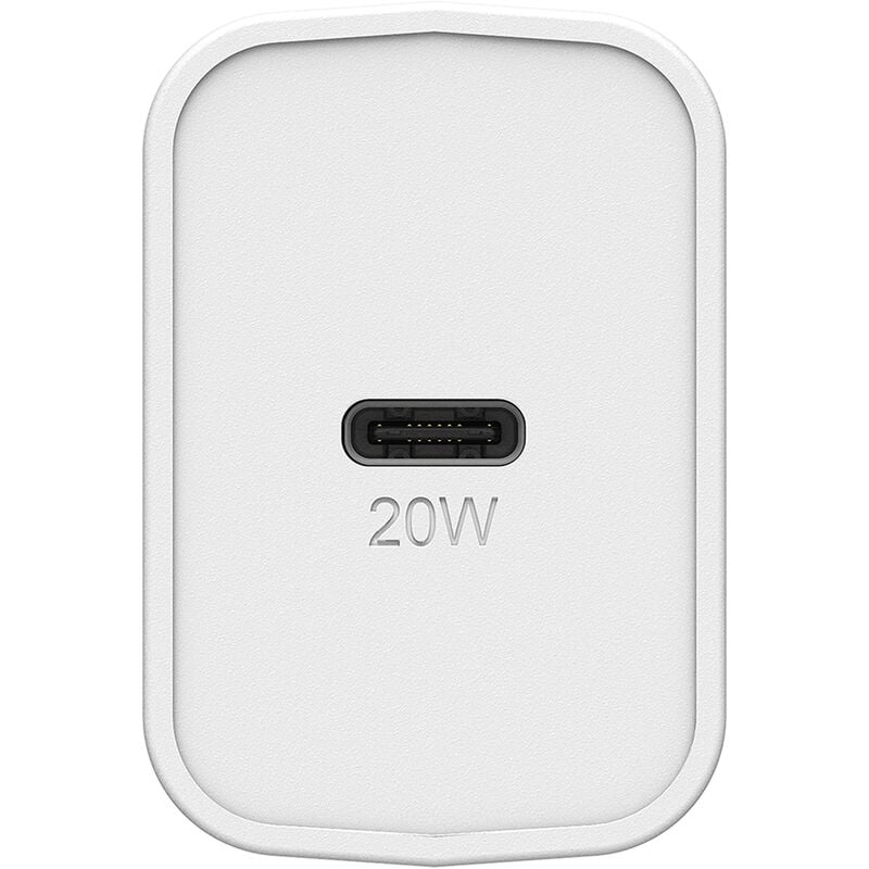 OtterBox Wall Charger 1 Port 20W USB-C Fast Charge Rugged  - White - product image 2 of 5