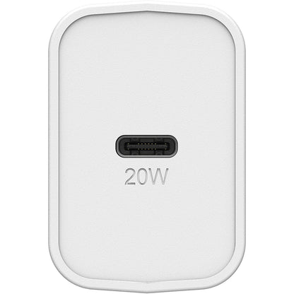 Otterbox OtterBox Wall Charger 1 Port 20W USB-C Fast Charge Rugged - White (SKU: 53755) – Image 4