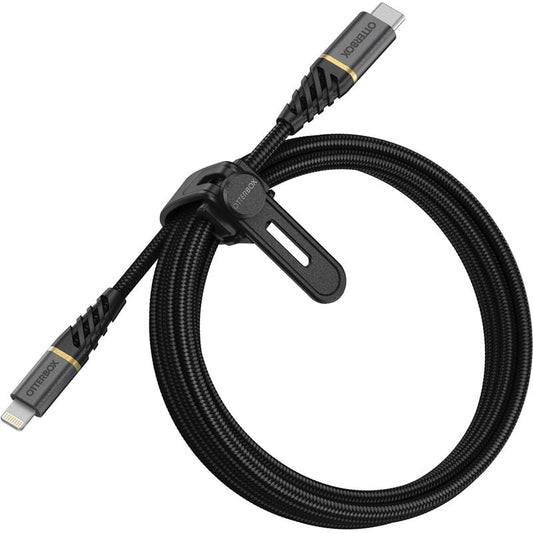 Otterbox OtterBox Charge & Sync Lightning MFI to USB-C Premium Cable 6ft - Black (SKU: 53863)