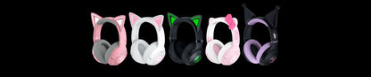 Razer Gaming Headset Kraken Kitty V2 Bluetooth Chroma RGB with Boom Mic Dual Mic Noise Cancelling Quartz - product image 3 of 5