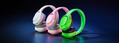 Razer Gaming Headset Wireless Opus X Green Active Noise Cancelling with Mic 30-40 Hr Battery Life - product image 1 of 5