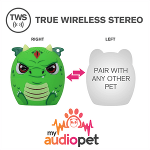 My Audio Solutions My Audio Pet Speaker Bluetooth Dragon - Scales TWS & Lanyard Included 3 Watts Built in Mic Selfie Remote - product image 5 of 5