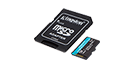 Kingston MicroSD Memory Card 64GB Canvas Select Plus with SD Adapter 100MB/s - Black - product image 2 of 5