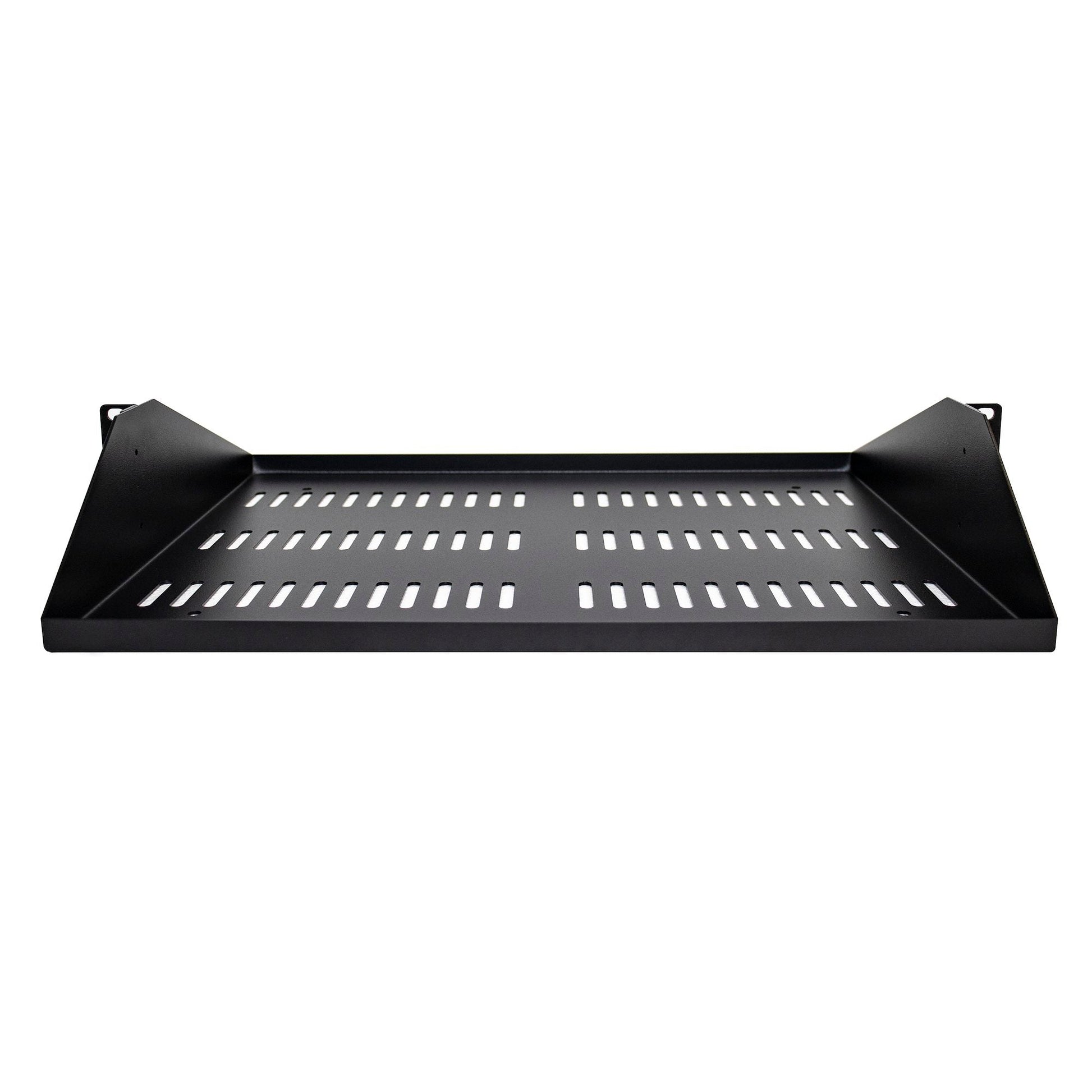 StarTech StarTech Server 2-Post Network Rack Shelf 2U 19In Cantilever Tray Rackmount Shelf - Black (UPC: 650308875020)