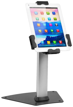 Mount-It!  Tablet Floor Stand Kiosk with Document Holder Fits iPads up to 11In Rotating & Tilting Head Lockable Enclosure Heavy Duty Stand - product image 2 of 2