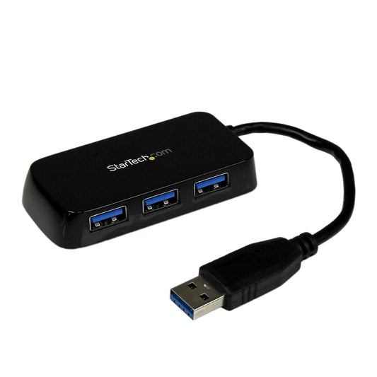 StarTech StarTech Hub 4 Port USB-A 3.0 with Individual On/Off Port Switches - Black