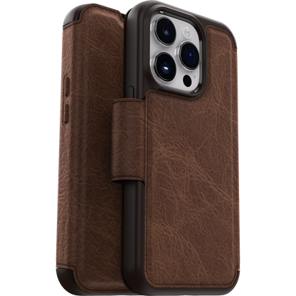 Otterbox OtterBox iPhone 14 Pro Strada Folio Case Espresso Brown (SKU: 52385) – Image 2