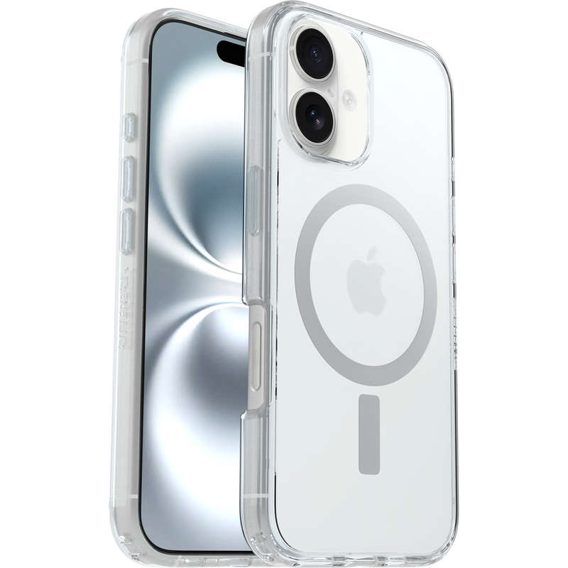OtterBox iPhone 16 Symmetry Case MagSafe - Clear Blue Bear - product image 1 of 5