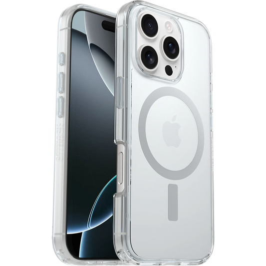 OtterBox iPhone 16 Pro Symmetry Case MagSafe - Clear Stardust 3.0 - product image 1 of 5