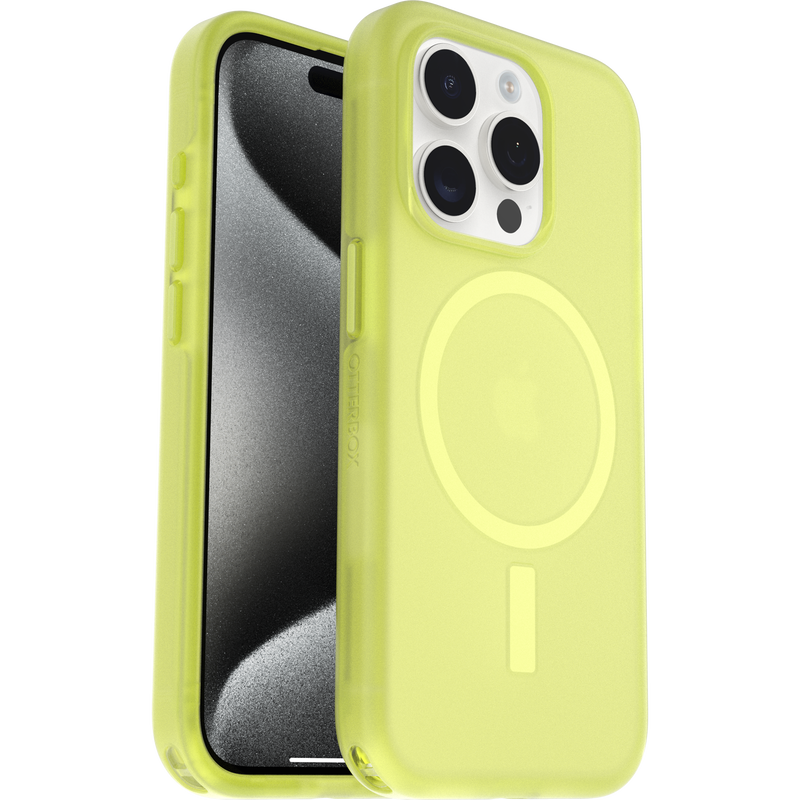 Otterbox OtterBox iPhone 15 Pro Symmetry Case Soft Touch - Lemon Pucker (SKU: 52980)