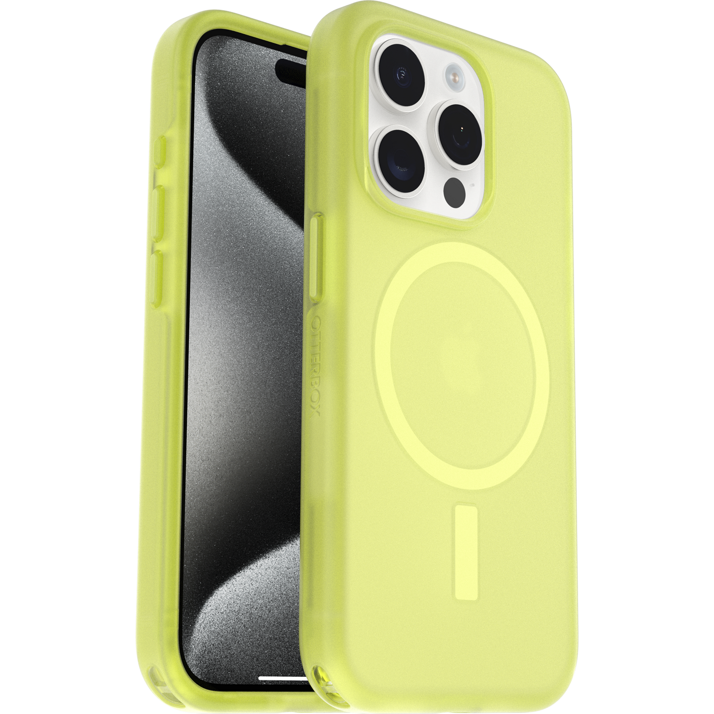 Otterbox OtterBox iPhone 15 Pro Symmetry Case Soft Touch - Lemon Pucker (SKU: 52980) – Image 2