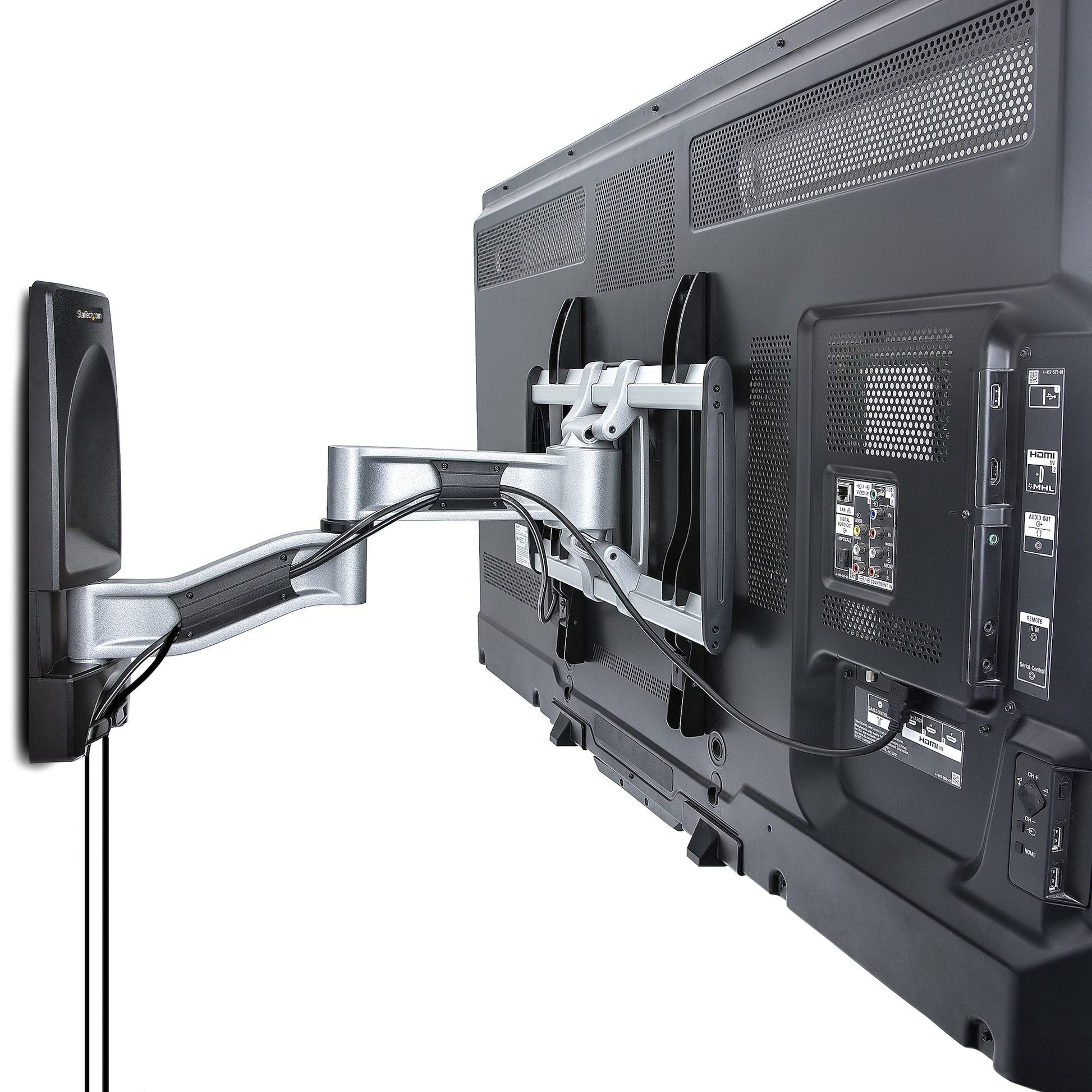 StarTech StarTech Mount Universal Adjustable TV & Wall Mount Bracket  - Adjustable Cradle Devices Up to 11 lb - Black