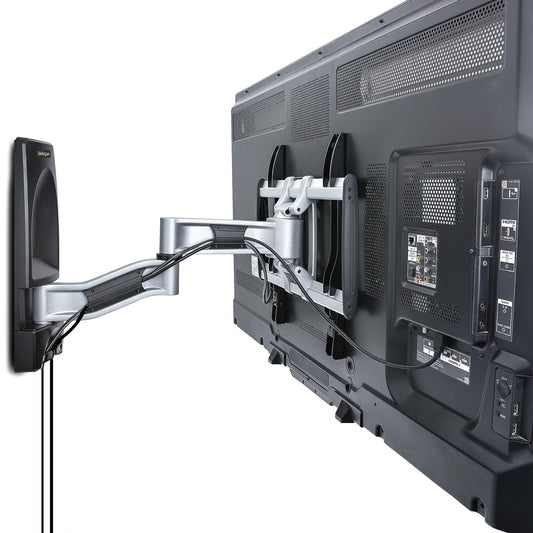 StarTech StarTech Mount Universal Adjustable TV & Wall Mount Bracket  - Adjustable Cradle Devices Up to 11 lb - Black